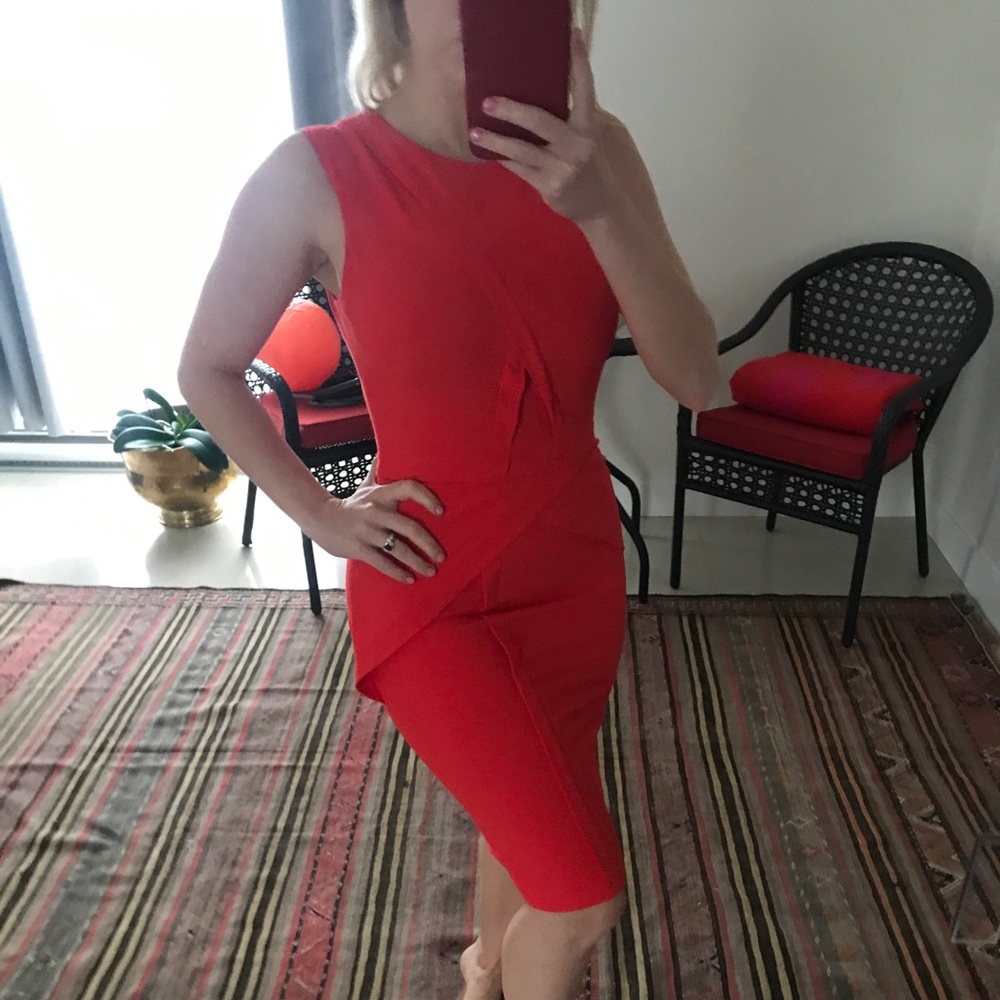 Red dress